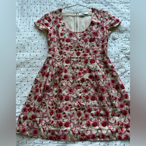 Prabal Gurung Embroidered Floral Dress - Size 10 - Picture 5 of 12
